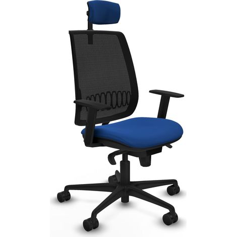 Chaise de bureau piqueras y crespo Alares noir rembourrage mousse (1/2)