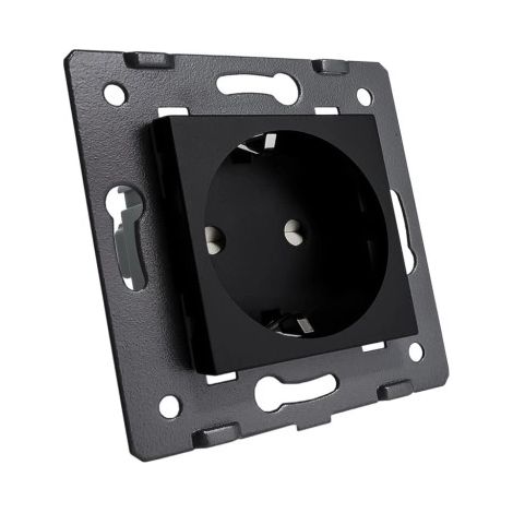 Inserto per presa elettrica Livolo nero