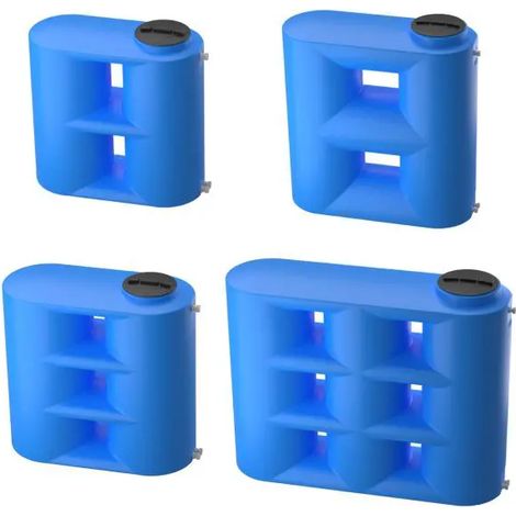 Serbatoio parallelepipedo in polietilene per stoccaggio acqua a pressione atmosferica lt 500 CORDIVARI