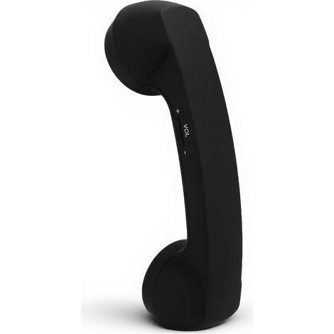 Combiné téléphonique rétro USB-C pour téléphones portables - Récepteur Plug & Play, sans ondes, appels confortables pour iPhone et Android [DB] noir (1/5)
