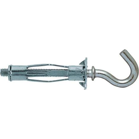 Satz von 4 Metalldübeln HM 5x37mm mit Rundhaken 5mm