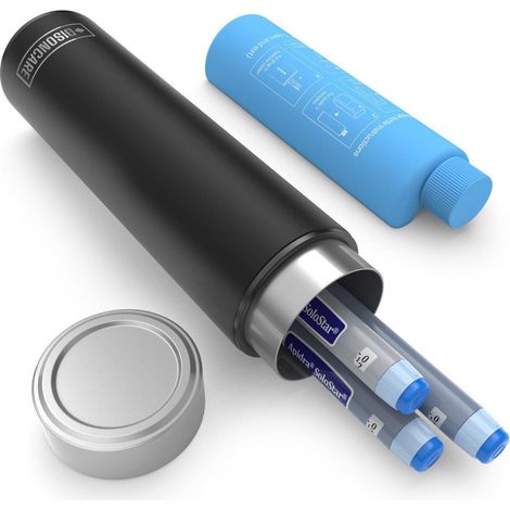 Kühltasche für Insulin & Medikamente, 60h Kühlzeit, TSA-konform, mit 2 Kühlakkus