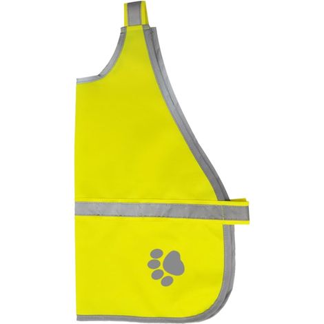 Gilet Orange pour Chien,Vêtement Fluorescent pour Chien  Équipement de Randonnée Réfléchissant Ajustable Haute Visibilité pour Promenade Chasse Construction (1/5)