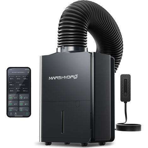 Mars Hydro 12L/Tag Entfeuchter für Wachstumszelt Smart Control über iControl 2.0 (1/5)