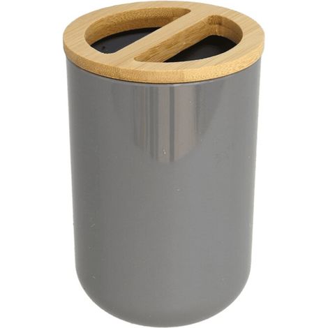 Portacepillos baño darwin 300 ml Gris