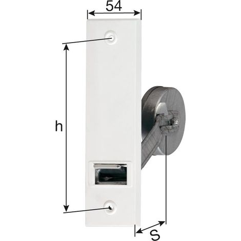 DANNERT Gurtwickler 72/4 mechanisch,weiß