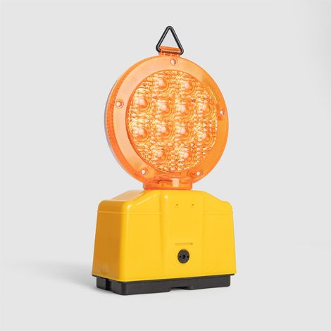 Baliza LED portátil de Emergencia Intermitente para obra 3 W (1/3)