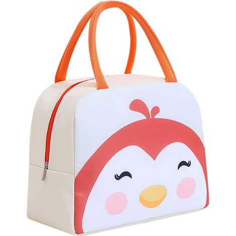 Sac à lunch dessin animé (beige),