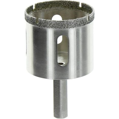 Diamant Bohrkrone 6-Kant Ø 40 mm Keramik Nassschnitt Fliesenbohrer Glasfliese