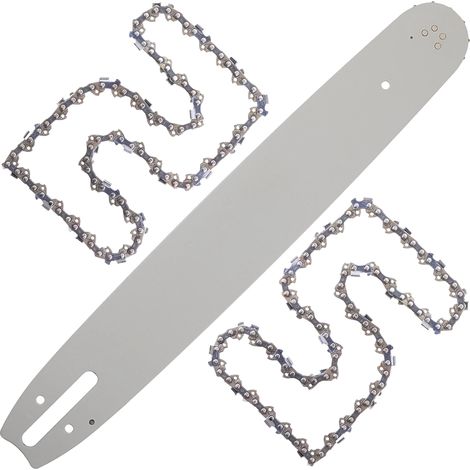 Lame pour tronçonneuse Stihl Säge 034, 036 + 2 chaînes 16" 40cm 1,6mm 0,325 67TG 12T D025 MAMUTH (1/5)