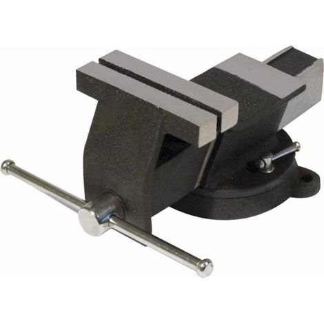 Morsa da banco in acciaio con base girevole 125mm (1/2)