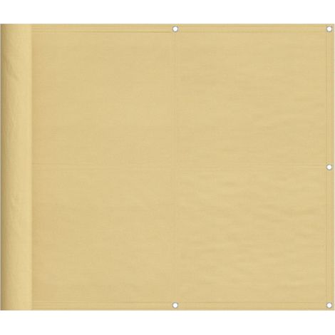 Écran de balcon,Brise Vue de terrasse,Toile de Balcon sable 90x600 cm 100% polyester oxford CFW751218 (1/5)