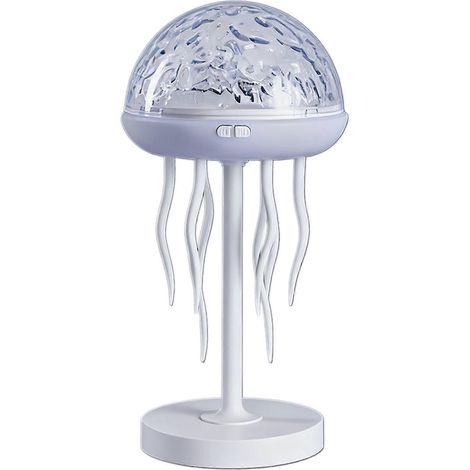 Projecteur lumineux Méduses Vagues Océaniques - Télécommande, Alimentation USB, Intensité réglable avec Minuterie pour Chambre et Chambre d'enfant (1/5)