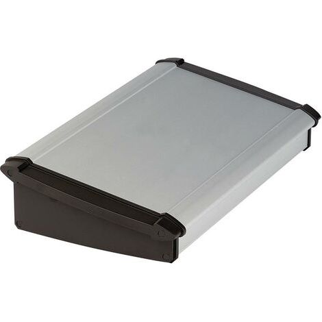 Boîtier pupitre Bopla ALU-TOPLINE ATPH 1850-200 92850200.MT6 aluminium, ABS gris graphite (RAL 7024), naturel 200 x 181 (1/4)