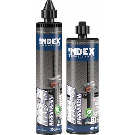 12 fixations chimiques, résine hybride sans styrène, homologuée ATE option 1 - 300 ml (1/2)