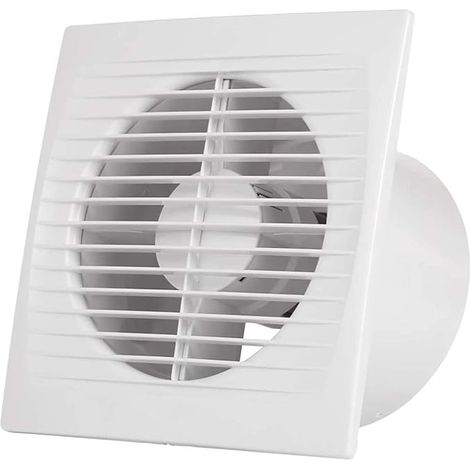 Extractor Fan with Non-Return Valve + Integrated Mosquito Grid (180m³/h, 15W, 159 x 81 x 159 mm) (1/5)
