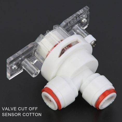 Robinet d'arrêt automatique 3/8" DN10 pour système d'osmose inverse RO - Protection anti-fuite (1/5)