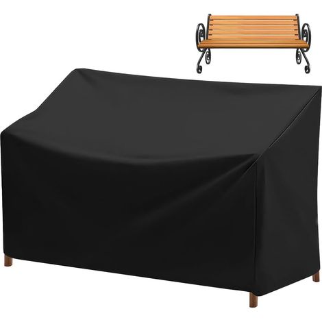 Housse anti-poussière pour banquette 4 places résistante aux intempéries, aux UV et à la poussière dimensions : 190 x 66 x 89/69 cm (1/5)