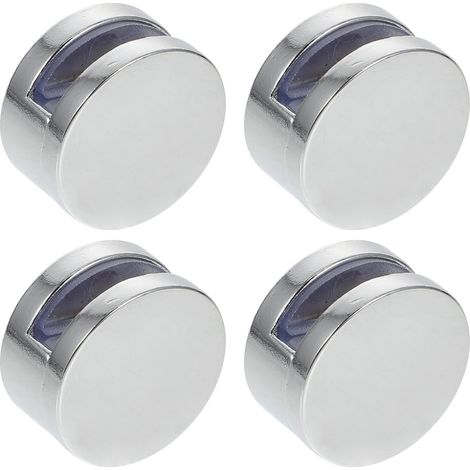 Clips de fixation pour miroirs en alliage de zinc argenté (1/5)