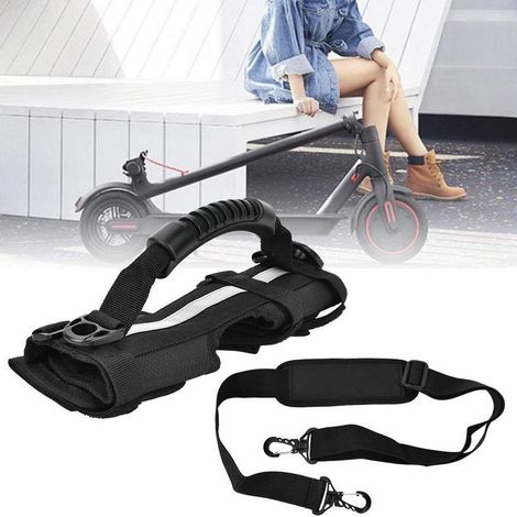 Sangle d'épaule pour trottinette Sangle pour guidon de trottinette avec bandoulière réglable et portable, équipée de coussinets d'épaule antidérapants (1/5)
