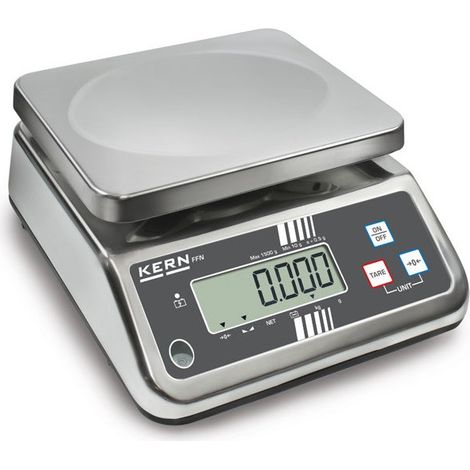 Kern - Balance de comptoir inox 1g à 3 Kg homologable - FFN3K1IPM