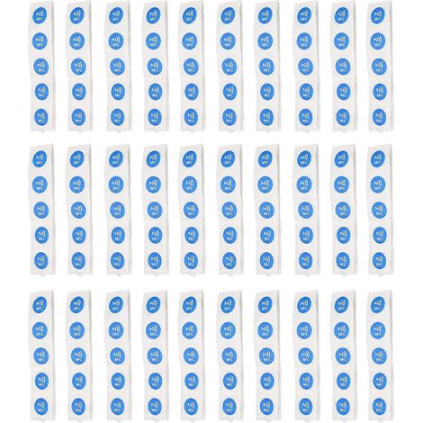 30 étiquettes NFC, en PVC, étanches, programmables sur 504 octets, autocollants NFC pour téléphones TagMo, bleues (1/4)