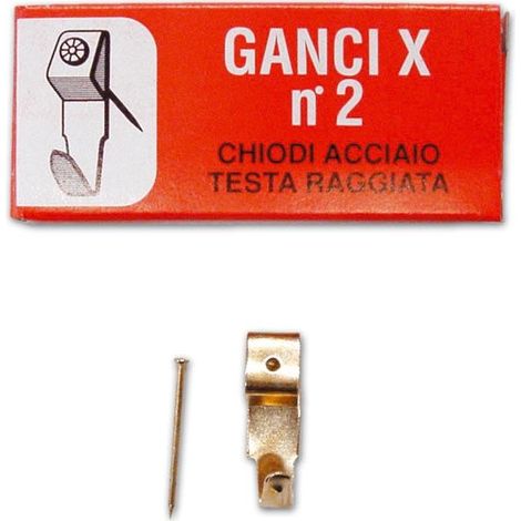 GANCI PER QUADRI "X" N°2