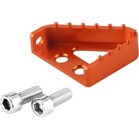 Embout de plaque de pédale de frein arrière CNC pour moto RC125/200/390 ou 690/990 Orange (1/5)