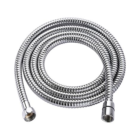 Edouard Rousseau -Flexible de douche INOX - 2M - Noir