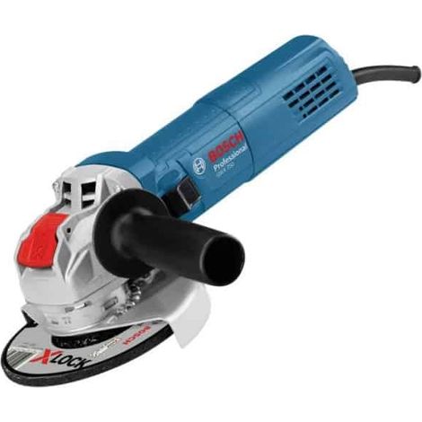 Bosch – Meuleuse angulaire 125mm 750W – Vitesse 11000 tr/min – Système X-LOCK – Pour métal et maçonnerie – Poignée étroite pour maniabilité (1/6)