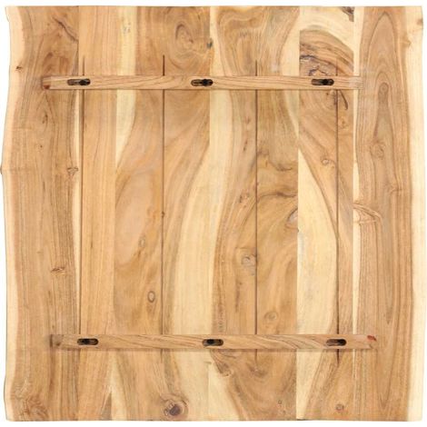 Maison Exclusive - Tischplatte Massivholz Akazie 58x(50-60)x2,5 c (1/5)
