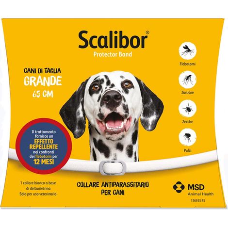 Collier antiparasitaire chien 65 cm – Anti puces, tiques et moustiques – Protection jusqu’à 12 mois – Pour grands chiens – Réglable et résistant à l’eau (1/4)