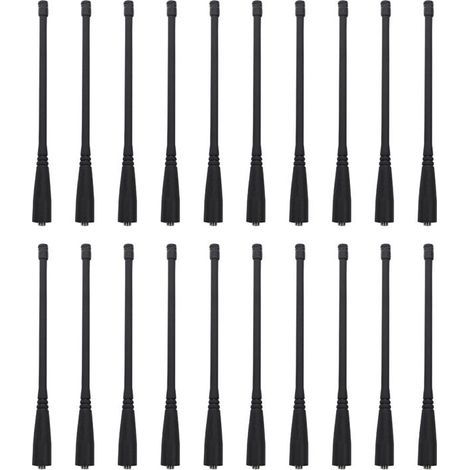 Convient aux antennes femelles SMA longues de 20x pour les talkies-walkies UV-5R, bande UHF/VHF 136-174/400-520 MHz, également compatible avec les accessoires UV5R et UV-82-3. (1/4)