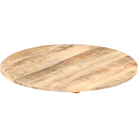 Maison Exclusive - Tischplatte Massivholz Mango Rund 15-16 mm 40