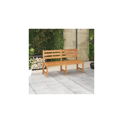 Banc de jardin 150cm bois de teck massif (1/5)