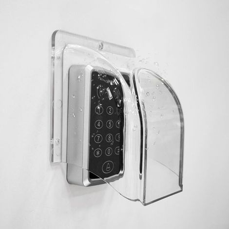 Bleosan – Housse de protection pluie pour sonnette – Imperméable et résistant aux UV – Installation facile – Compatible avec interphones et visiophones