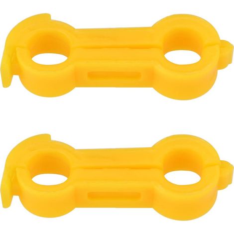 Lot de 2 pinces de fixation pour perchoir et jouet d'oiseau, attache connecteur universelle pour cage à oiseaux (1/3)