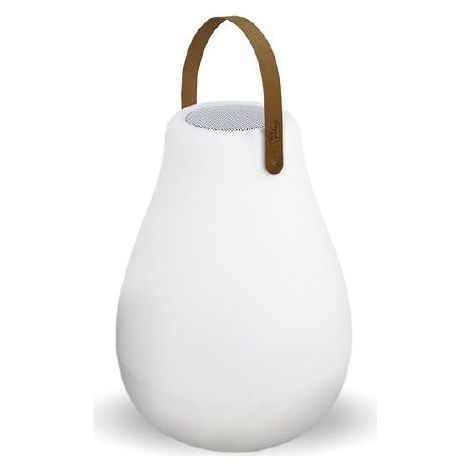 KURBY 38 PLAY Lampada senza fili con altoparlante e batteria ricaricabile. Luce LED RGB. Prodotto in Spagna (1/4)