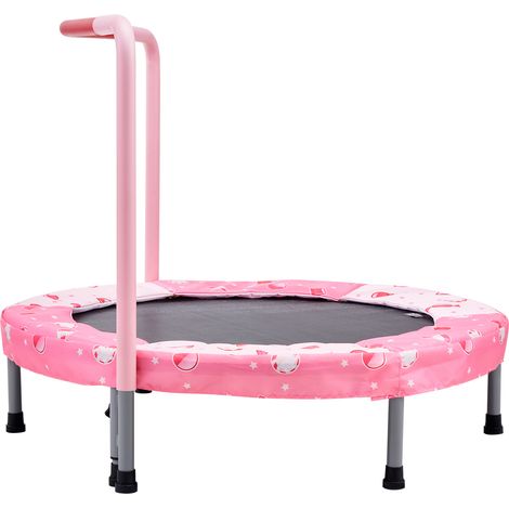 Mophorn 36" Kindertrampolin, 3 Fuß faltbares Mini. Mit Griff. Für drinnen und draußen. Lustiges Geburtstagsgeschenk für Kinder ab 3 Jahren. Jungen und Mädchen. Rot