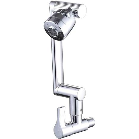 Mitigeur pour vasque, inox, pour meuble-lavabo et sanitaires (1/4)