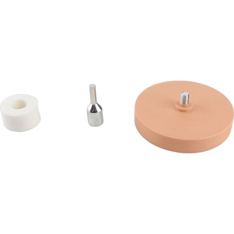 Disco de goma de 8,9 cm (3,5 pulgadas) para la eliminación neumática de adhesivos y gráficos de vinilo, 4000 rpm. (1/5)