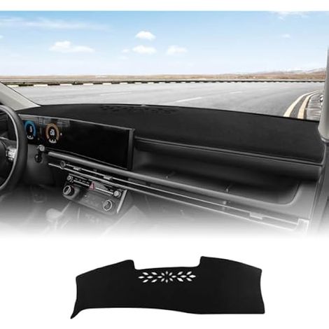 KUNGKIC Pour Hyundai Tucson 2025 2026 Couverture de tableau de bord en flanelle pour voiture, housse de tableau de bord, protection solaire pour intérieur de voiture, protection contre la lumière du (1/4)