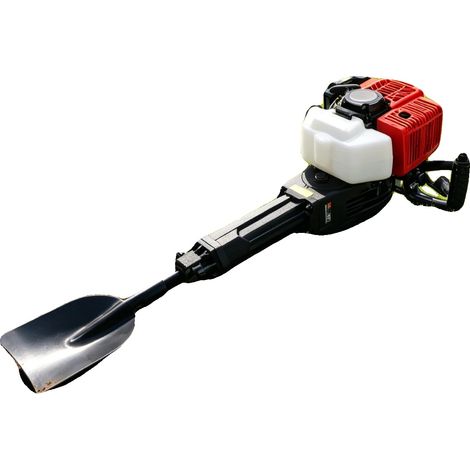 Excavadora de árboles, Potencia máxima: 1900 W, Tamaño de la pala: 35 x 16 cm, Tamaño del cuerpo de la máquina: 38 x 67,5 cm, Capacidad del depósito de combustible: 1,1 L, Número de carreras: 1500/min (1/5)