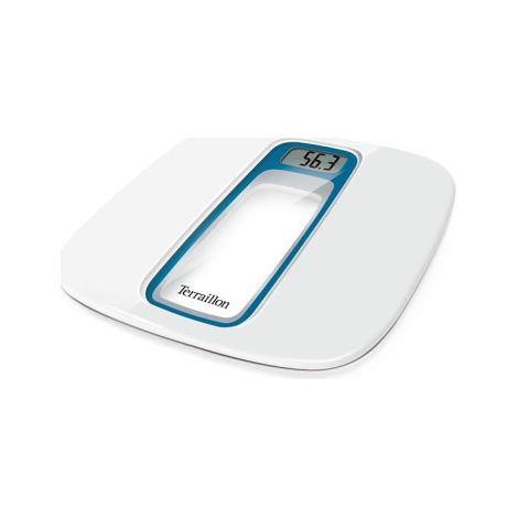 TERRAILLON PESE PERSONNE 14119 LCD MIX VERRE ABS BLANC BLEU