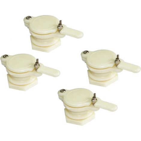 Lot de 4 robinets de portail pour miel - Extracteur de miel - Outil d'apiculture - Équipeme