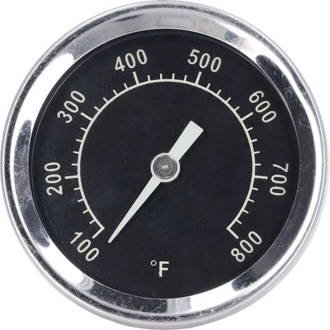 Edelstahl-Zifferblattthermometer 100-800℉ für Grill und Backofen