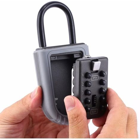 Mini cassaforte portatile per esterni con codice a 10 cifre, impermeabile - AquaForge (1/5)