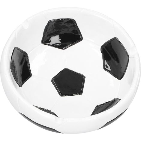 Cendrier en forme de ballon de football, objet de décoration original et créatif pour table d'appoint, style nordique, en résine, cadeau pour fumeurs (1/5)