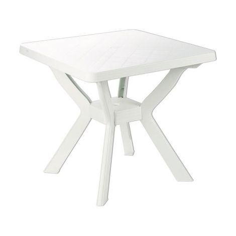 TAVOLI TAVOLO IN RESINA NILO CM.80x80xH72 ARREDO GIARDINO