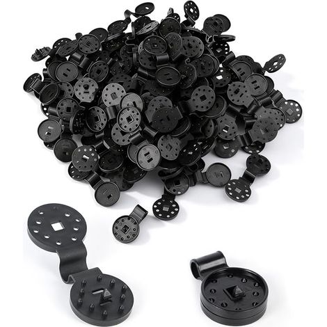 Plastic Sun Shade Fasteners - Black (1/3)